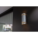 Lutec Luminaire mural d’extérieur RAN semi-circulaire, direct / indirect GU10 IP54, galvanisé gradable Lutec Luminaire mural d’extérieur RAN semi-circulaire, direct / indirect GU10 IP54, galvanisé gradable