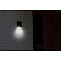 Lutec outdoor wall luminaire GEMINI XF IP54, black