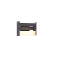 outdoor wall luminaire CONROY 2-fold, square, adjustable IP44, anthracite