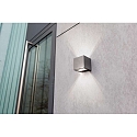 Lutec outdoor wall luminaire GEMINI UP&DOWN 2 flames IP44, anthracite