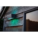 Lutec LED Auenwandleuchte GEMINI UP&DOWN, IP54, 17.4W RGB + 2700-6500K 900lm 2x 138, Bluetooth dimmbar, anthrazit