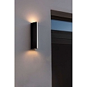Lutec outdoor wall luminaire LEO UP&DOWN 2 flames IP54, black matt