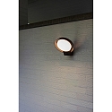 Lutec outdoor wall luminaire POLO round, without sensor IP54, anthracite  Lutec outdoor wall luminaire POLO round, without sensor IP54, anthracite