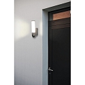 Lutec LED Kameraleuchte ELARA, 17,5W, 2700-6500K, 1300lm, IP44, mit PIR Motion Sensor, Edelstahl