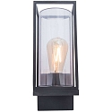 outdoor wall luminaire FLAIR 1 flame E27 IP44, black
