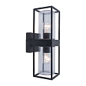 outdoor wall luminaire FLAIR UP&DOWN 2 flames E27 IP44, black