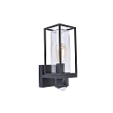 Kameraleuchte FLAIR, E27, mit PIR Motion Sensor, App Control, IP44, schwarz
