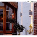 Lutec Luminaire mural dextérieur FOCUS UP&DOWN à 2 flammes GU10 IP54, anthrazit