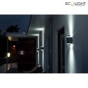 Lutec Luminaire mural dextérieur FOCUS UP&DOWN à 2 flammes GU10 IP54, anthrazit