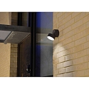 Lutec outdoor wall luminaire TRUMPET IP54, anthracite
