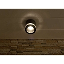 Lutec Luminaire mural dextrieur FOCUS  1 flamme GU10 IP44, anthrazit
