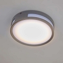 Lutec wall and ceiling luminaire ROLA round IP54, anthracite