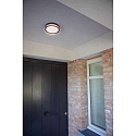 Lutec wall and ceiling luminaire ROLA round IP54, anthracite