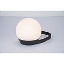 Lutec table lamp CARDI app control IP54, black dimmable