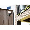 Lutec Lampe murale solaire SUNSHINE avec détecteur de mouvement IP54, anthrazit  Lutec Lampe murale solaire SUNSHINE avec détecteur de mouvement IP54, anthrazit