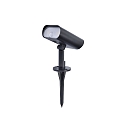 Lampe murale solaire GINBO avec détecteur de mouvement, Contrôle des apps IP44, noir