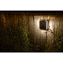 Lutec Lampe murale solaire MOZE avec détecteur de mouvement IP44, noir mat Lutec Lampe murale solaire MOZE avec détecteur de mouvement IP44, noir mat