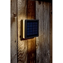 Lutec Lampe murale solaire MOZE avec détecteur de mouvement IP44, noir mat Lutec Lampe murale solaire MOZE avec détecteur de mouvement IP44, noir mat