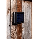 Lutec Lampe murale solaire MOZE avec détecteur de mouvement IP44, noir mat Lutec Lampe murale solaire MOZE avec détecteur de mouvement IP44, noir mat