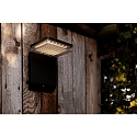 Lutec Lampe murale solaire MOZE avec détecteur de mouvement IP44, noir mat Lutec Lampe murale solaire MOZE avec détecteur de mouvement IP44, noir mat