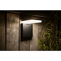 Lutec Lampe murale solaire MOZE avec détecteur de mouvement IP44, noir mat Lutec Lampe murale solaire MOZE avec détecteur de mouvement IP44, noir mat