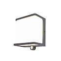 Lampada da parete solare DOBLO con rilevatore di movimento IP44, antracite 