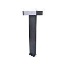 Lutec path light CONROY 2-fold, square, long, adjustable IP44, anthracite  Lutec path light CONROY 2-fold, square, long, adjustable IP44, anthracite