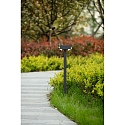 Lutec path light CONROY 2-fold, square, long, adjustable IP44, anthracite  Lutec path light CONROY 2-fold, square, long, adjustable IP44, anthracite