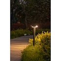 Lutec path light CONROY 2-fold, square, long, adjustable IP44, anthracite  Lutec path light CONROY 2-fold, square, long, adjustable IP44, anthracite