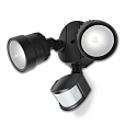 Lutec LED Wandstrahler SHRIMP II, 2-flammig, integrierter PIR-Bewegungsmelder, 15W, 1360lm, 5000K, schwarz Lutec LED Wandstrahler SHRIMP II, 2-flammig, integrierter PIR-Bewegungsmelder, 15W, 1360lm, 5000K, schwarz