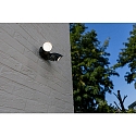 Lutec outdoor wall luminaire SHRIMP with motion detector IP54, black matt  Lutec outdoor wall luminaire SHRIMP with motion detector IP54, black matt