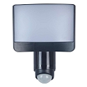 Lutec outdoor wall luminaire SUNSHINE with sensor IP44, anthracite Lutec outdoor wall luminaire SUNSHINE with sensor IP44, anthracite