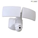 outdoor wall luminaire LIBRA with motion detector, with camera IP44, white dimmable