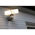 Lutec LED Kameraleuchte LIBRA, 36W, 2700-6500K, 3400lm, IP44, mit Kamera & Bewegungsmelder, wei