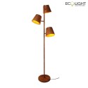 ECO-Light Stehleuchte COLT, 3-flammig, 3*E27, max. 40W, IP20, metall/edelrost