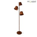ECO-Light Stehleuchte COLT, 3-flammig, 3*E27, max. 40W, IP20, metall/edelrost