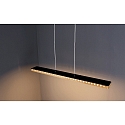 ECO-Light pendant luminaire SOLARIS LED LED IP20, wood, black matt dimmable