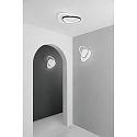 ECO-Light Luminaire de plafond OVEST LED IP20, noir, blanche 