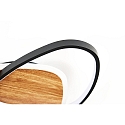 ECO-Light ceiling luminaire OVEST LED IP20, wood, black  ECO-Light ceiling luminaire OVEST LED IP20, wood, black