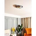 ECO-Light ceiling luminaire OVEST LED IP20, wood, black  ECO-Light ceiling luminaire OVEST LED IP20, wood, black