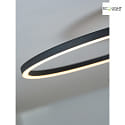 ECO-Light Plafoniera KIRU LED IP20, legno, nero 