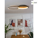 ECO-Light Plafoniera KIRU LED IP20, legno, nero 