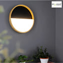 ECO-Light ceiling luminaire VISTA LED IP20, wood, black dimmable