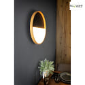 ECO-Light ceiling luminaire VISTA LED IP20, wood, black dimmable