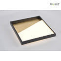 ECO-Light ceiling luminaire VISTA LED IP20, gold, black dimmable