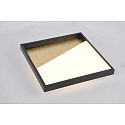 ECO-Light Plafoniera VISTA LED IP20, oro, nero dimmerabile