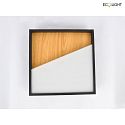 Plafoniera VISTA LED IP20, oro, nero dimmerabile