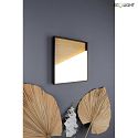 Plafoniera VISTA LED IP20, oro, nero dimmerabile