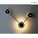 ECO-Light Luminaire mural SOLAR LED IP20, noir mat gradable