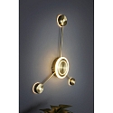 ECO-Light wall luminaire SOLAR LED IP20, gold, satined dimmable ECO-Light wall luminaire SOLAR LED IP20, gold, satined dimmable